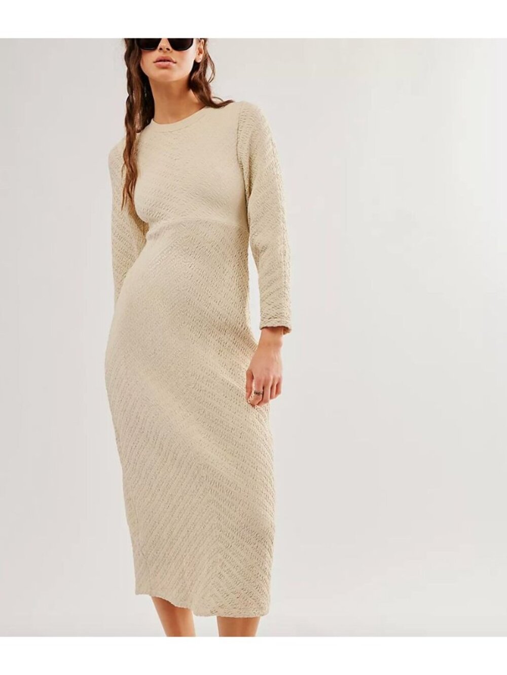 FREE PEOPLE gabby seamless midi dress size M/L